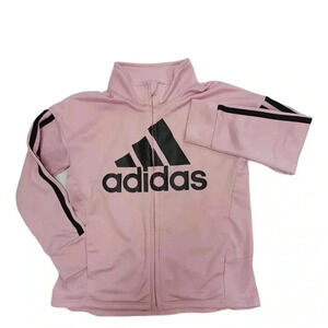 Adidas Track Jacket Pink  And Black Size 5